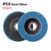 1pcs 125mm Metal Sanding Flap Discs Angle Grinder Wheels 40/ 60/80/120grit Flap Sanding Disc Angle Grinder Grinding Wheel