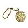 50 штук латунь 50 лет (2000-2050 гг.) Брелок с вечным календарем и мировым таймером, коллекционный латунный брелок для ключей в подарок