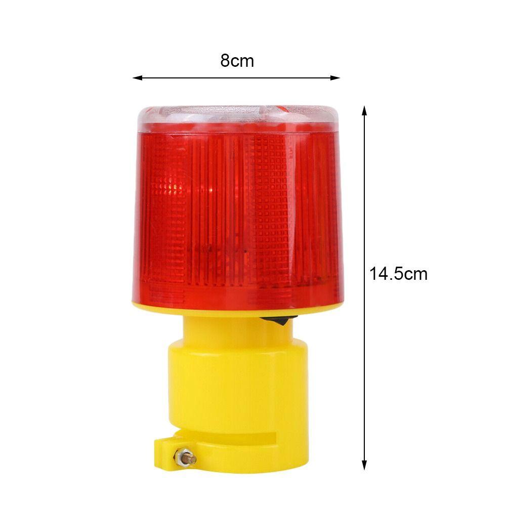 Waterproof Traffic Security Super Bright LED Signal Lamp Solar Warning Light Caution Light