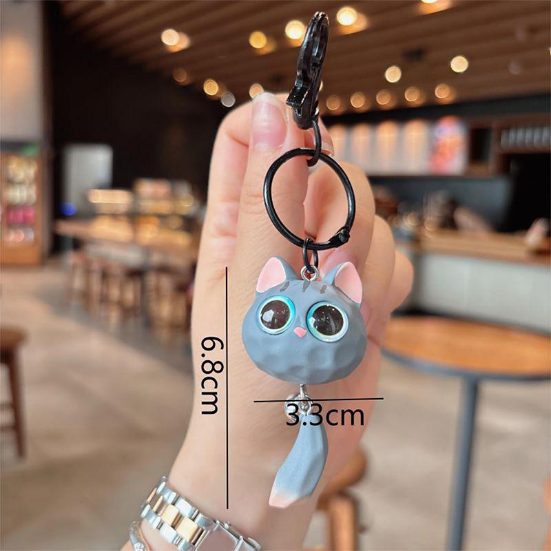 2024New Creativity Cat Keyrings Kawaii Adorable Bag Pendant For Accessories Backpack Phone Wallet Halloween Christmas Gift