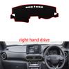 For Hyundai Encino Kauai Kona 2017- Right and Left Hand Drive Car Dashboard Covers Mat Shade Cushion Pad Carpets Accessories