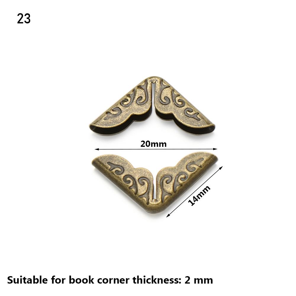 Поделки Украшение книг Меню Защитные уголки для книг Аксессуары для скрапбукинга Металлические уголки Фотоальбомы