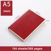 (Free Logo Engraving) A5 Soft Leather Blank Notebook, Solid Color Notepad, Business Meeting Record Book, Student Diary, Travel Log