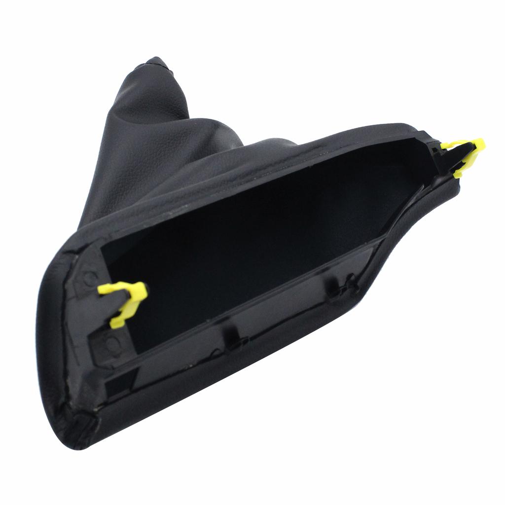 Automobile Handbrake Dust Cover, Black PU Lther Handbrake Cover with Thrd Stitches, X 2008 2018, Unique and Stylish Design, OE Manufacturer Number