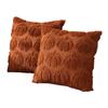 Fall Pillow Covers Fall Decorations Autumn Orange Pumpkin Throw Pillow Cases Soft Plush Faux Fur Wool Couch Cushion Case