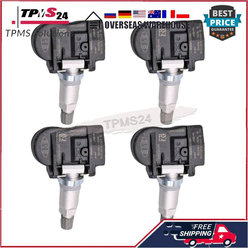 4X для CHRYSLER 200 DODGE AVENGER CALIBER JEEP COMPASS 315 МГц ДАТЧИК ДАВЛЕНИЯ ВОЗДУХА В ШИНАХ 56029526AA 68001696AB 68078861AA