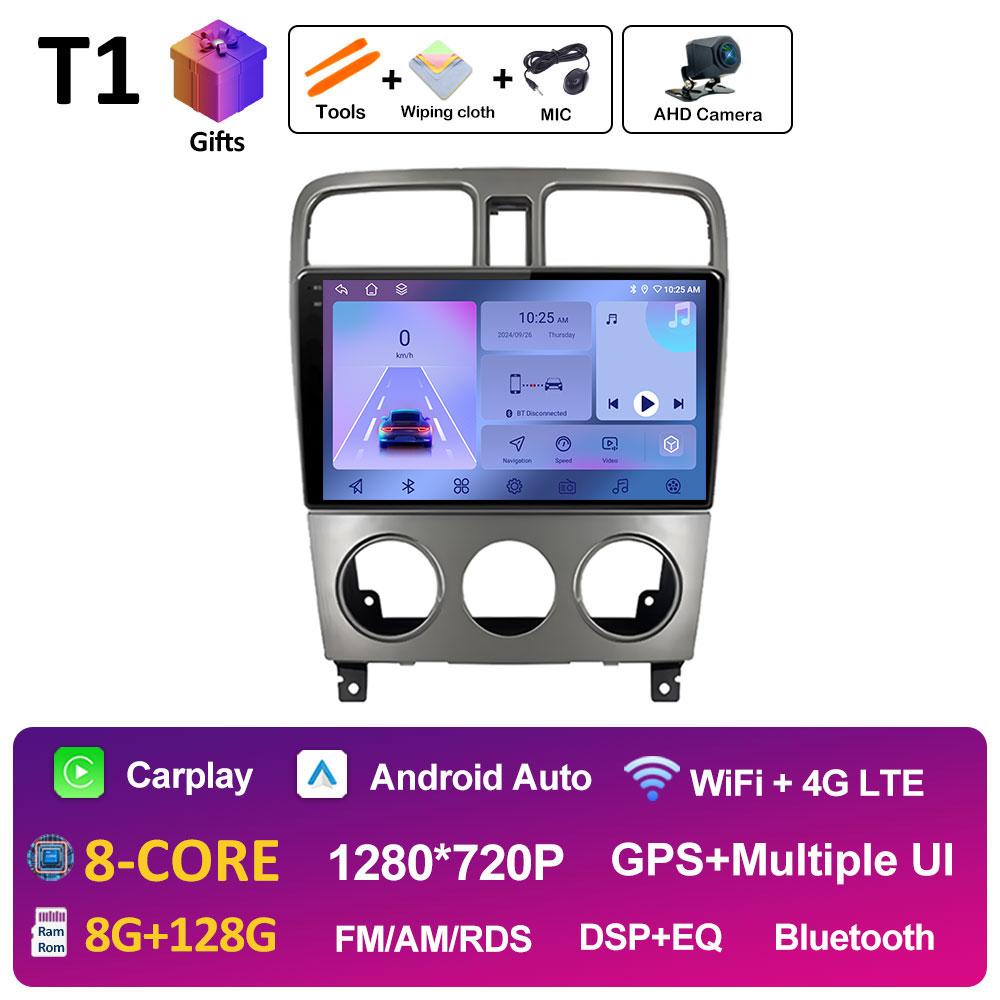 Для Subaru Forester SG 2002 2001 2002 2003 - 2008 Беспроводной Carplay Android Auto Автомобильный Мультимедийный Видеоплеер DSP Стерео Головное Устройство