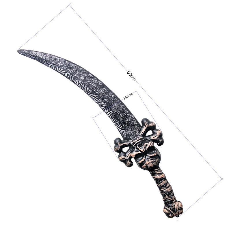 Pirate Skull Handle Cutlass Toy Prop Sword