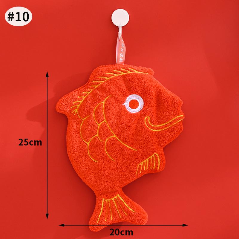 Новый год 2025 Полотенца для рук Полотенца для вытирания на Китайский Новый год Супервпитывающее полотенце для рук Принадлежности для уборки дома и кухни