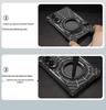 Чехол для складного телефона Samsung Z Fold 8 Ultra с металлической рамкой и вращающейся подставкой