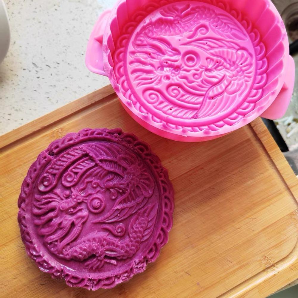 Food-grade ABS 3D Mooncake Mold Household Baking DIY Pastry Cake Mold New Year