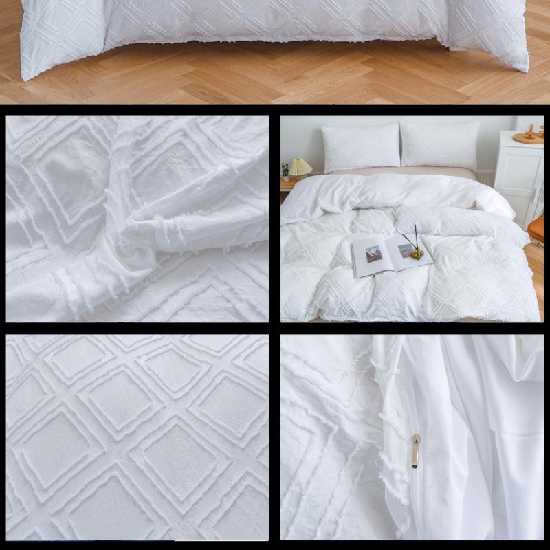 Комплект одеяла - комплект из 3 пододеяльников, удобный, простой стиль, мягкий, дышащий, текстурированный, прочный, на ощупь, постельное белье на все времена года, без простыни