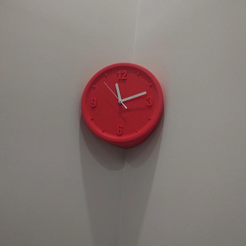 Modern Corner Wall Clock Living Room Elegant Digital Clocks Mechanism Silent Bedroom DIY Watch Luxury Interior Ornaments Minimalist Decoration