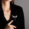 Высококачественная циркониевая брошь в виде стрекозы от наложницы Силян — элегантный аксессуар для костюма