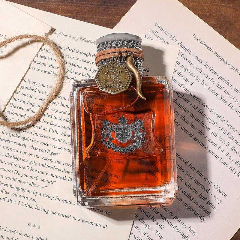 Orange Zi Men's Eau De Toilette Natural Spicy Woody Note Long Lasting Boy's Fragrance 100ml Niche Premium Fresh Lasting Fragrance Gift for Friends