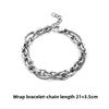 Bracelet Men's Titanium Steel Does Not Fade, High-end Sense Versatile Hip-hop Jewelry Women's Simple Personality Retro Accessories