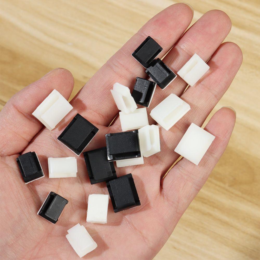 Fixing Clip Cord Management Wire Holder Organizer Cable Clamp Cable Clips Wire Tie Self-adhesive