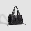Premium Texture Retro Large-capacity Commuter Shoulder Messenger Bag Women's Simple and Versatile Casual Hand Carry Tote Bag