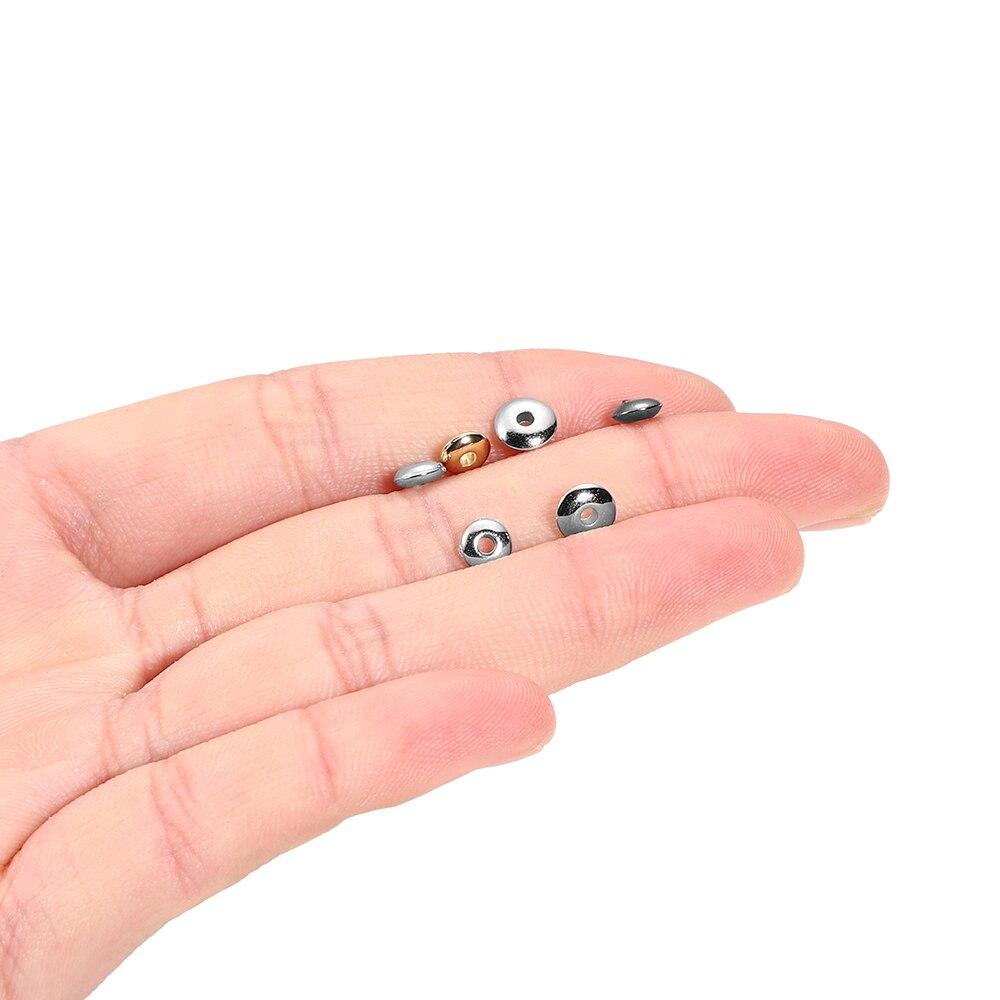 200-400 шт./лот 5/6 мм CCB очаровательные бусины-разделители, бусины-колеса, плоские круглые свободные бусины для DIY, принадлежности для изготовления ювелирных изделий, аксессуары