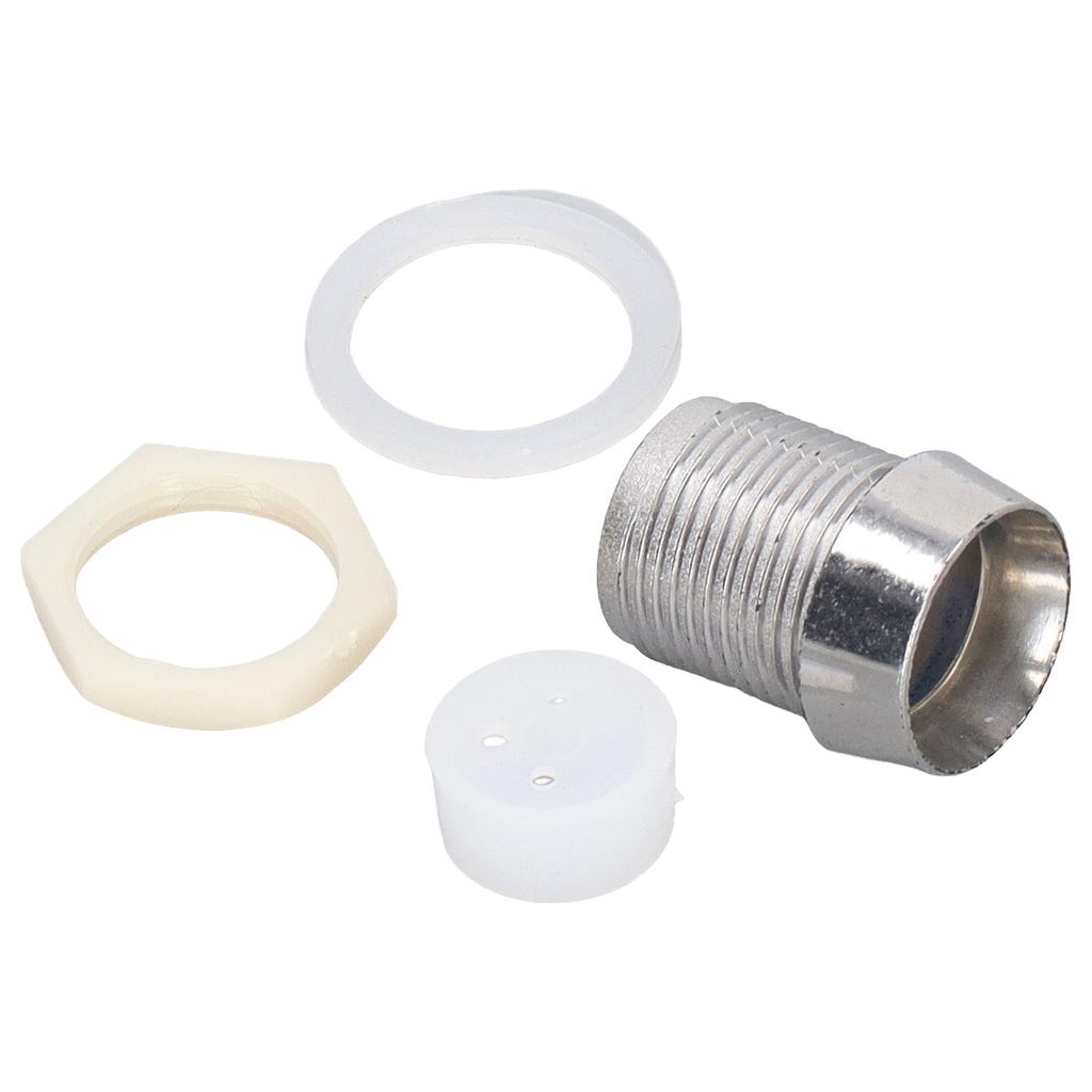 50 комплектов светодиодных держателей 10 мм, круглых, пластиковых, хромированных, для светодиодных ламп