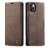 Кожаный чехол для iPhone 12 11 Pro X XR XS Max, CaseMe Ретро Кошелек Люксовый Магнитный Держатель для Карт Обложка-Кошелек для iPhone 8 7 6 Plus 5