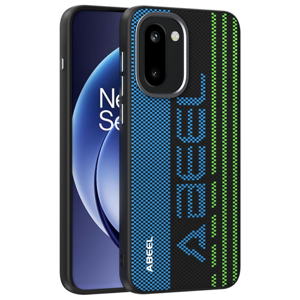 ABEEL Для OnePlus 15R 5G Магнитный Чехол Микро-тиснение 6D Печать ПК ТПУ Алюминиевый сплав Кожаный Чехол для Телефона