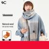 VVC Women's Winter Plaid Wool Scarf & Shawl