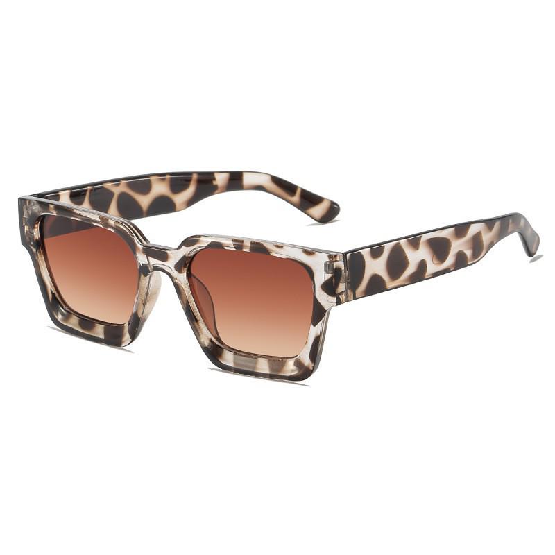 High-End Women's Square Frame UV Protection Sunglasses - Classic & Versatile Street Style