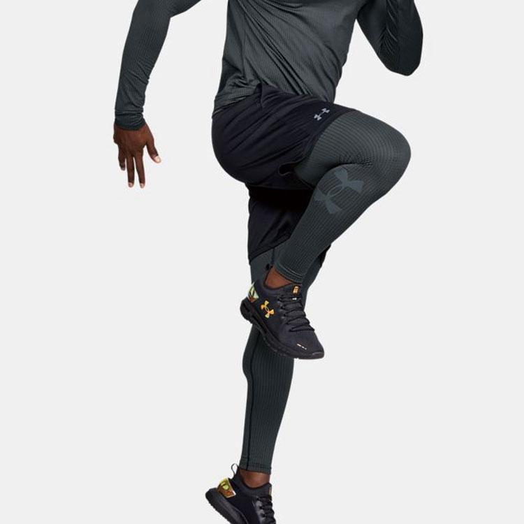 Under Armour Training Compression Long Pants Men Bottoms Black 1345300-001