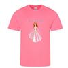 T- shirt manches courtes Princesse enfant rose - Rose