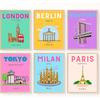 Aesthetic Matisse Wall Art Pastel Danish Posters Pink and Blue pirational Wall Art Decor for Women, Teen Girls Room Bedroom College Dorm Aesthetic