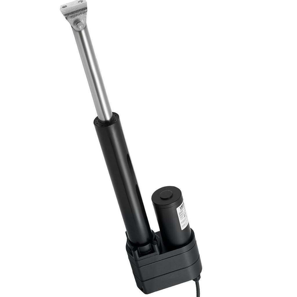 12V Linear Actuator, 200mm Stroke Ultra Heavy-Duty 9000N Linear Motion Actuator, IP65-Rated 5mm/s with Mounting Brackets for Industrial Machinery