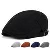 Кепка газетчика с плоским верхом, дышащая, кепка-берет Ivy, регулируемая, кепка Gatsby для вождения из хлопка, плоские шляпы