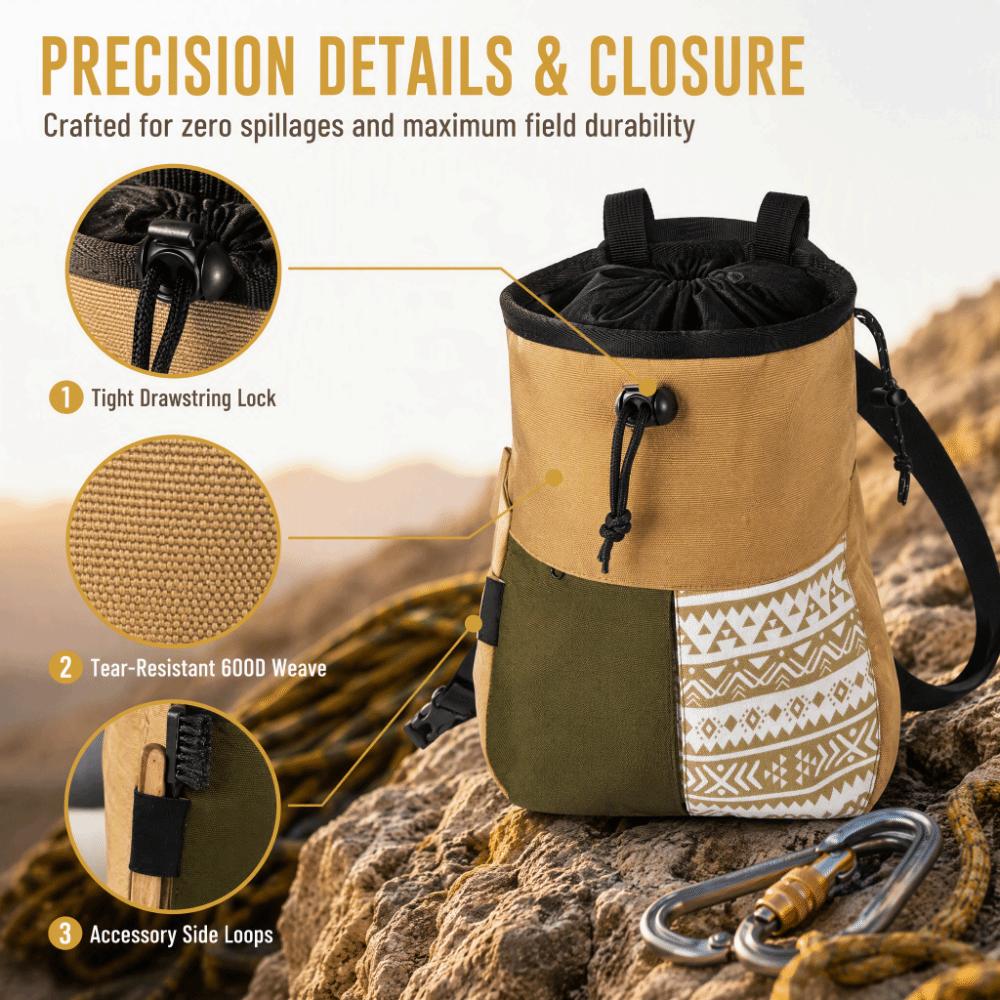 Wide Opening Tool Bucket Trapezoidal Bottom Multifunctional Collection Pouch Gardening