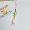 Kawaii Anime Miffy Keychain Cartoon Little Rabbit Bow Creative Keychain Bag Punk Style Bow Girl Gift