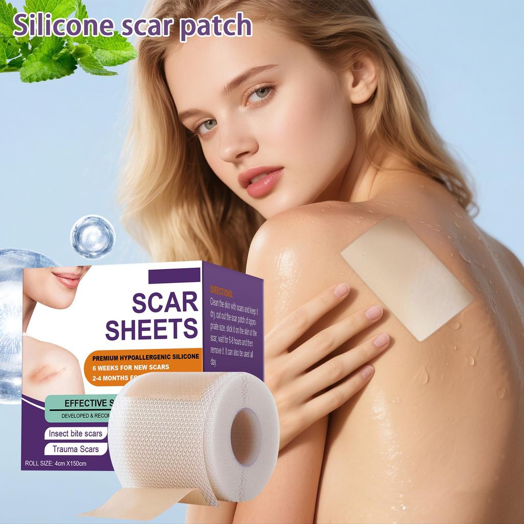 Silicone Scar Tape, Silicone Scar, Scar Tape, Reusable Silicone Tape, Suitable For Adults, Suitable For Both Men And Women