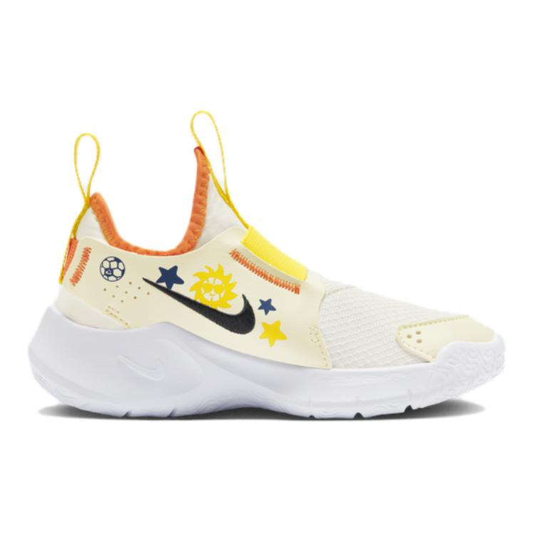 Nike Кроссовки Flex Runner 3 Ps Белый парус Флуоресцентный желтый Черный HM3719-101