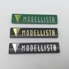1 шт. для автомобиля MODELLISTA Передний сплиттер Маленькая наклейка на решетку Радиатора Крыло боковое заднее Значок на багажник Наклейки наклейки стайлинг авто Аксессуары