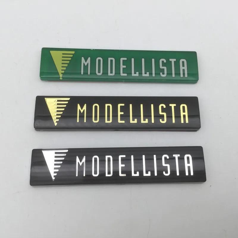 1 шт. для автомобиля MODELLISTA Передний сплиттер Маленькая наклейка на решетку Радиатора Крыло боковое заднее Значок на багажник Наклейки наклейки стайлинг авто Аксессуары