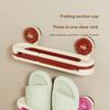 One-Pull Three-Pull No-Drill Bathroom Shoe Rack Storage Toilet Door Back Shoe Shelf Multi-Functional Rack