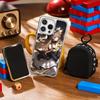 Sandrone игровая девушка милый узор плаката Чехол для телефона для iPhone 16 15 14 13 12 11 Pro Max Овечья кожа Серебряный край защитный чехол
