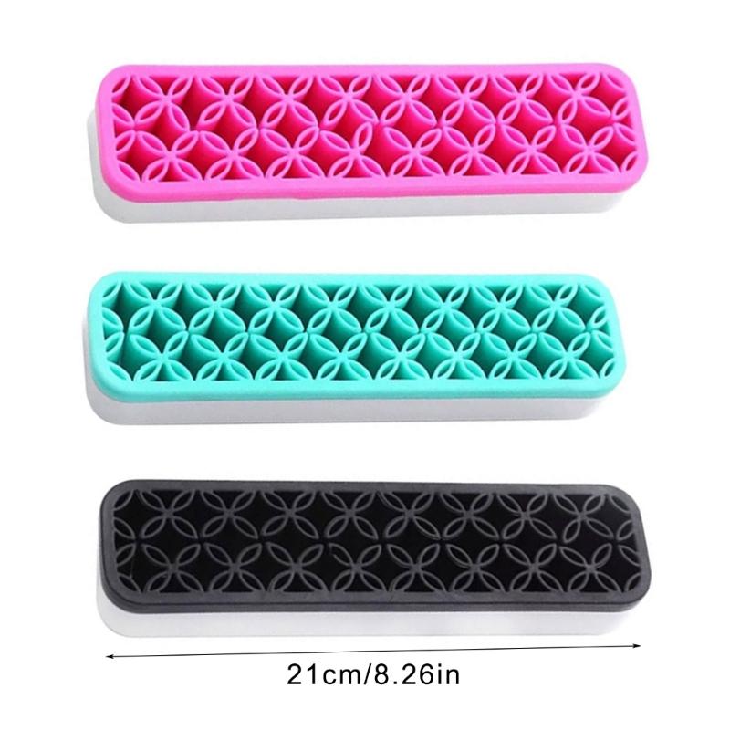 Versatile Silicone Holder for Makeup Brushes Sewing Items and Art Supplies Easy to Use Carfting Tools Storage Case