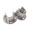 19/22/25/32Mm Wardrobe Bracket Stainless Steel Rod Socket Flange Rod Holder