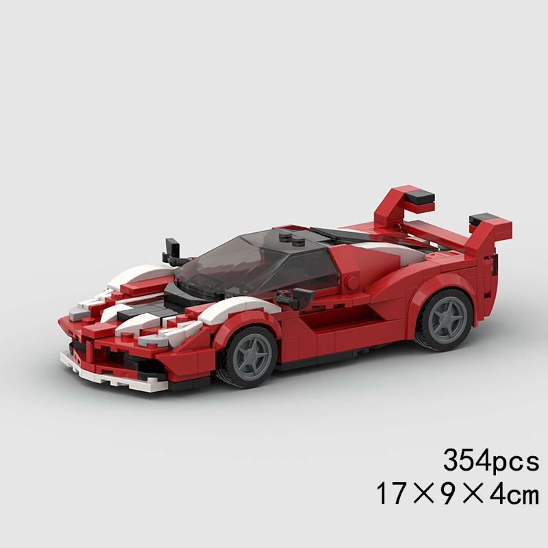 MOC Car Super Race City Speed ​​Sport Pickup Vehicle Model Building Blocks Rally Supercar Racing Bricks Christmas Gift Technical