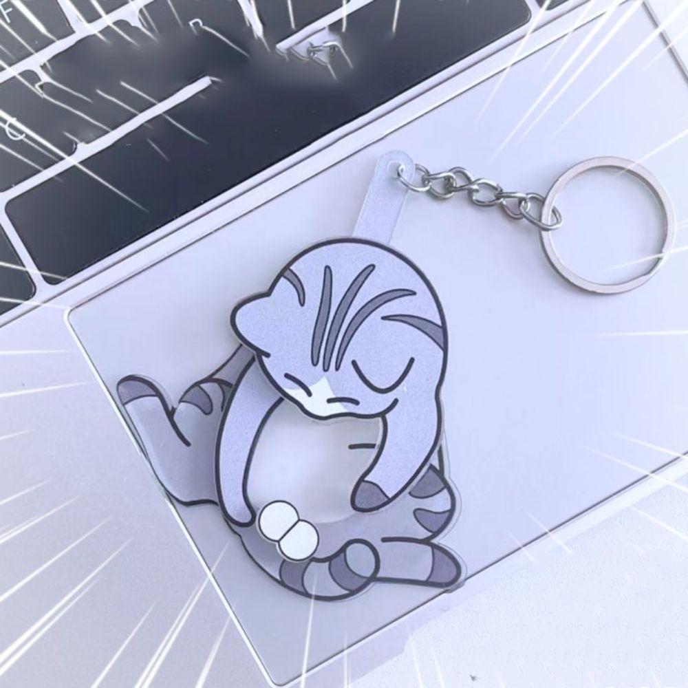 Игрушка-брелок Кот-трюкач Сумка Подвеска Изысканное ювелирное изделие Брелок-яйцо с котом для женщин и мужчин