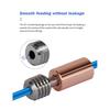 Bimetal HeatBreak For Ender 3 S1 /S1 Pro Throat Copper Plaed Titanium Alloy For Ender 3 v3 se / CR-10 Smart pro / Creality K1