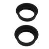 2pcs Scope Eyepiece Eyecup Foldable Soft Rubber Eyepiece Cover for 28 To 32mm Microscope Monocular