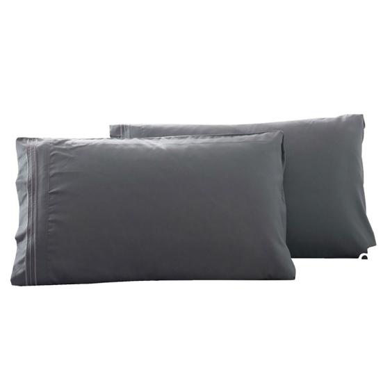 2 шт. King Queen стильный сплошной цвет кровать наволочка наволочка декор для спальни