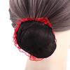 Lace Adjustable Elastic Girls Drawstring Snoods Hair Holder Ballet Bun Hair Nets Ponytail Holder