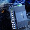 Huigu Industrial DIN Rail Fiber Optic Media Converter Switch